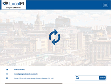 Tablet Screenshot of glasgowdetectives.co.uk